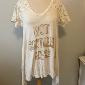 Never worn! Judith March beaded tee!